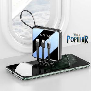 Power Bank ( 20000 MAH Powerbank with LED Display and All in One Cable set )